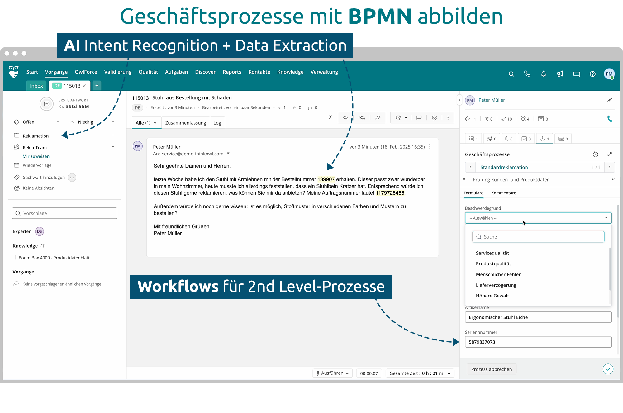 BPMN Prozessdesigner Helpdesk