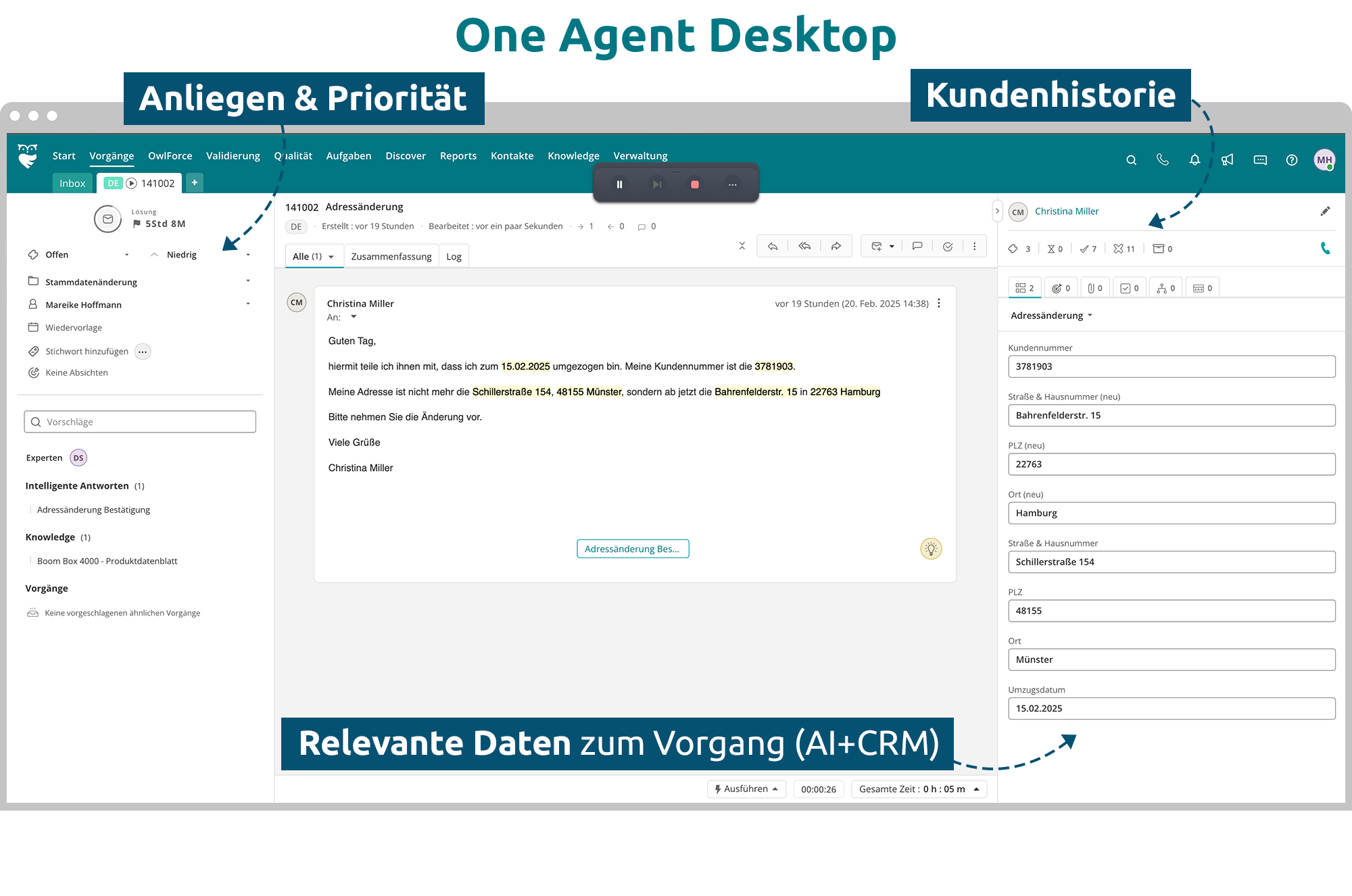 One-Agent Desktop