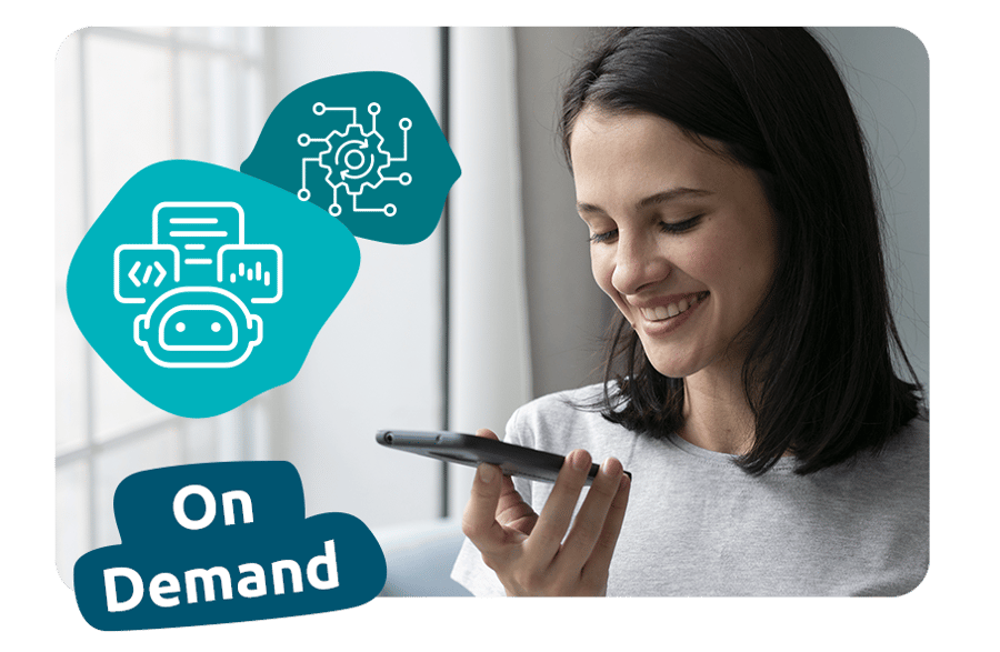 hero_woman_smartphone_ai_ondemand
