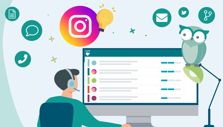 Neues ThinkOwl-Feature: Jetzt Instagram integrieren und CX beflügeln
